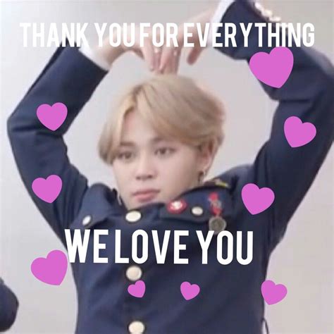 bts thank you meme.